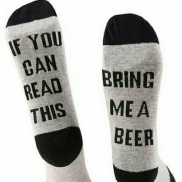 Other - 💙❤ Bring Me A Beer Socks NEW Father's Day Gift